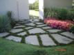 Flagstone and mondo grass