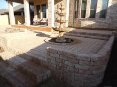 With retaining walls can olso help create a levels for patios and decks!