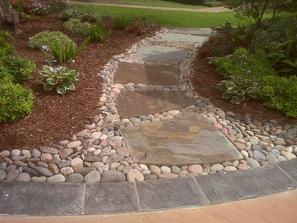 step flag stones