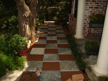 Hardscape water feature, patio, fence, hardscape, irrigation, retaining wall, sod installation, Pond, Stone Garden Fountains, landscape