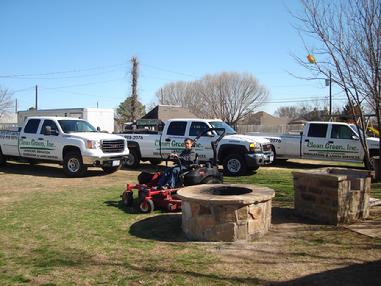 Stone work fire pit, grill, mowing, yard service.