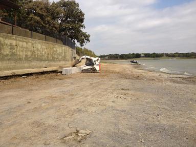 concrete road base work in little elm, flex base near denton tx