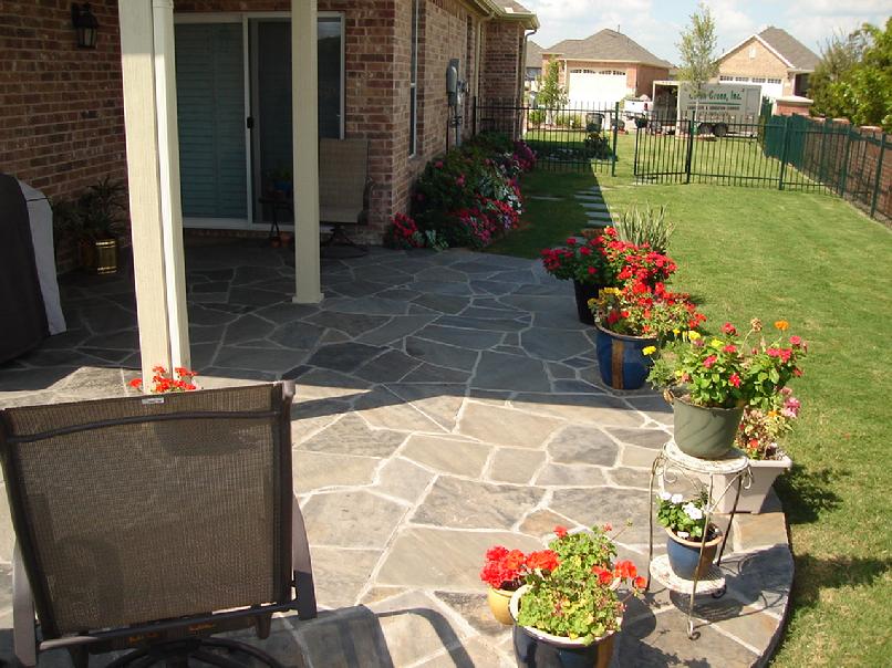 Flagstone patio
